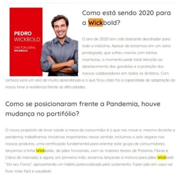 ABIMAPI Entrevista – Pedro Wickbold destaca os desafios do setor, estratégias durante a pandemia e tendências – ABIMAPI