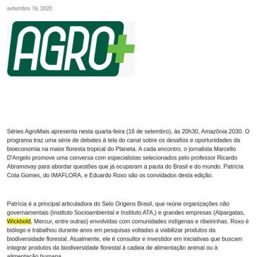 Séries AgroMais debate o “Made in Amazonia”: como harmonizar a produção com a preservação da floresta – Blog Line-UP