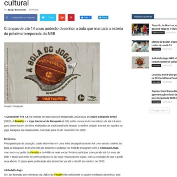 #ABolaDoJogo: NBB e Penalty lançam concurso cultural – DataBasket