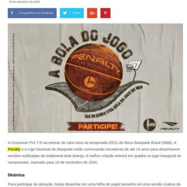 NBB e Penalty lançam concurso cultural – Grandes Nomes da Propaganda