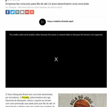 Penalty faz ação com NBB focada nos mais jovens – Máquina do Esporte