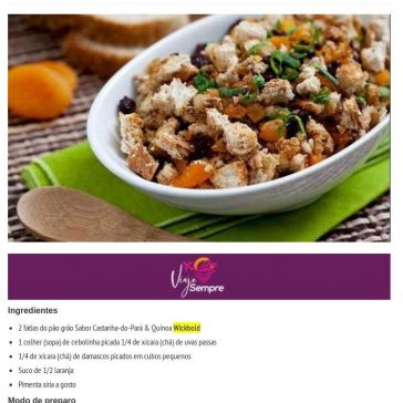 Receita de Farofa de pão com frutas secas – Maracaju em Foco