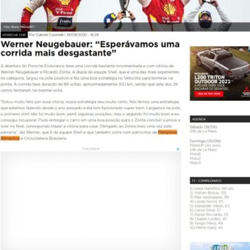Werner Neugebauer: Esperávamos uma corrida mais desgastante – F1 Mania (Lance)