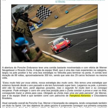 Neugebauer e Zonta dominam no Porsche Endurance com pole e vitória – Motor Online