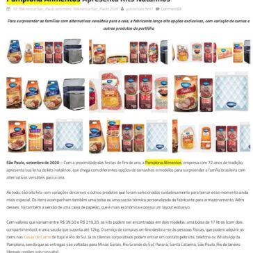 Pamplona Alimentos apresenta kits natalinos – Que Tem Pra Hj