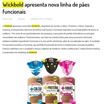 Wickbold apresenta nova linha de pães funcionais – EmbalagemMarca
