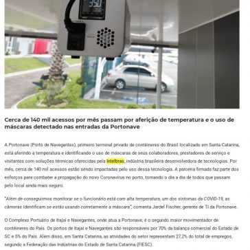 Tecnologia da Intelbras auxilia no combate da propagação do novo coronavírus no Porto de Navegantes – Digital Security