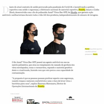 Penalty lança linha esportiva com efeito antiviral permanente – Fashion Network