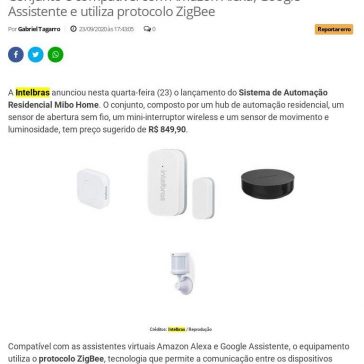 Mibo Home, sistema de automação residencial da Intelbras, é lançado por R$ 849,90 – Mundo Conectado