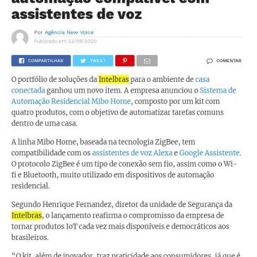 Intelbras lança kit de automação compatível com assistentes de voz – NewVoice