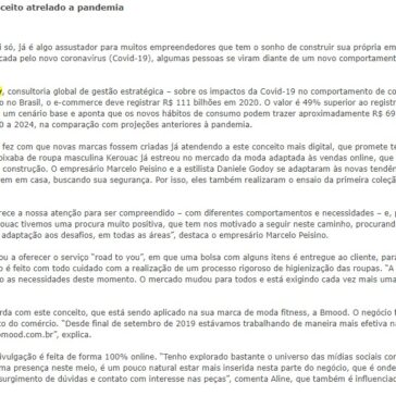 Novas marcas já estreiam com conceito atrelado a pandemia – Welcome Planet