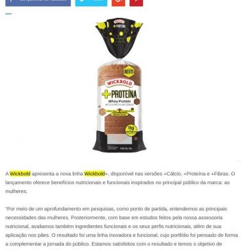 Wickbold apresenta nova linha de pães funcionais – Grandes Nomes da Propaganda