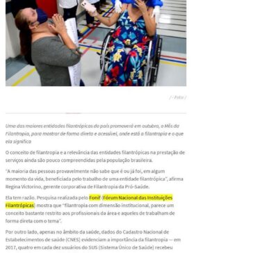 Campanha da Pró-Saúde mostra como a filantropia está inserida no dia a dia da maioria dos brasileiros – Folha PA