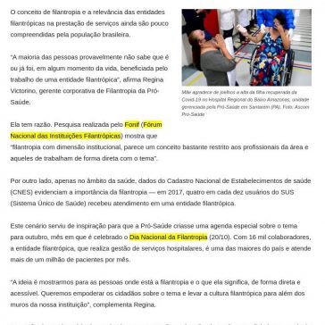 Campanha mostra como a filantropia está inserida no dia a dia dos brasileiros – Portal Hospitais Brasil