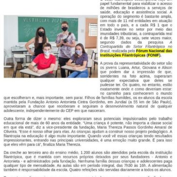 Escola integral e gratuita mantida por filantrópica impulsiona potencial de 1.200 alunos no interior de SP – Gazeta de Votorantim