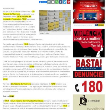 Live debate a importância da filantropia para a sociedade – A Tribuna News