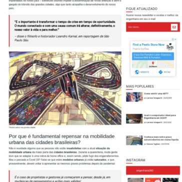 O que deve acontecer com o urbanismo das grandes cidades pós Covid 19? – Engenharia 360