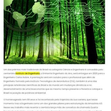 Instituto de Engenharia revela o Eminente Engenheiro do Ano – Dino