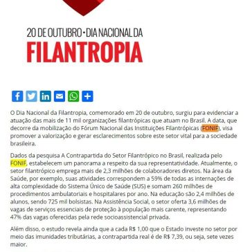 Dia Nacional da Filantropia engaja a sociedade para o exercício da solidariedade – FEMIPA