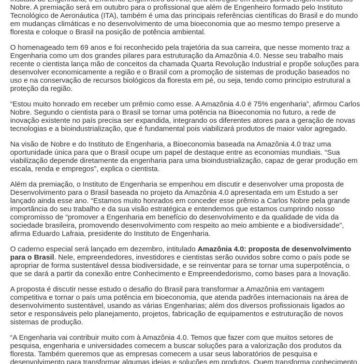 Instituto de Engenharia revela o Eminente Engenheiro do Ano – Preço Celular