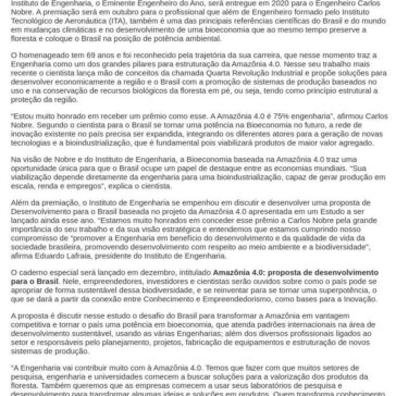 Instituto de Engenharia revela o Eminente Engenheiro do Ano – Sobre Promoção