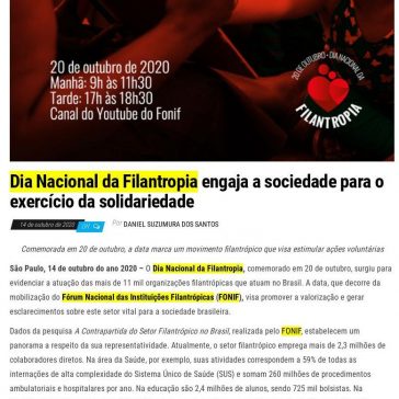 Dia Nacional da Filantropia engaja a sociedade para o exercício da solidariedade – Jornal Dia Dia