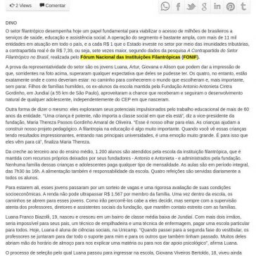 Escola integral e gratuita mantida por filantrópica impulsiona potencial de 1.200 alunos no interior de SP – Portal Notícias MG
