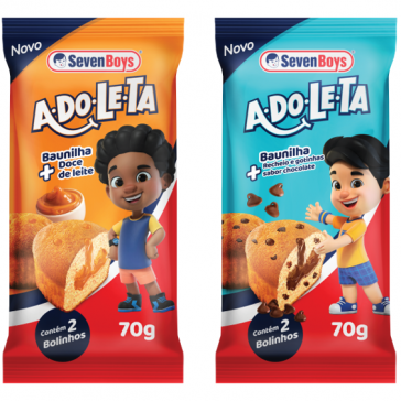 Seven Boys apresenta linha de bolinhos Adoleta