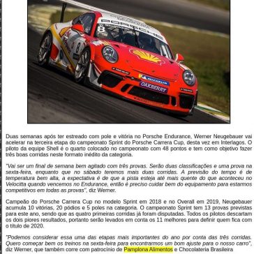 Neugebauer encara rodada tripla em SP no Porsche Carrera Cup – Motor Online
