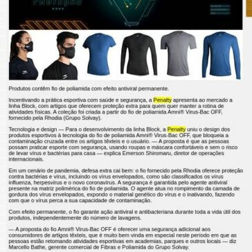 Esporte e proteção: Penalty apresenta Linha Block – Portal Fator Brasil
