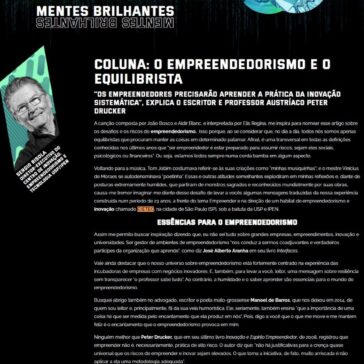 Coluna: O empreendedorismo e o equilibrista – Whow!
