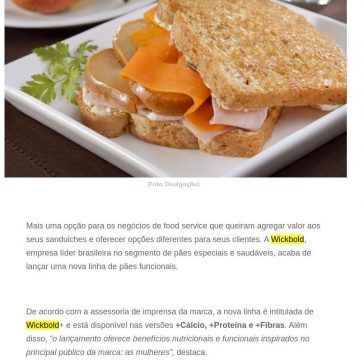 Wickbold lança nova linha de pães funcionais inspirada nas mulheres – Rede Food Service