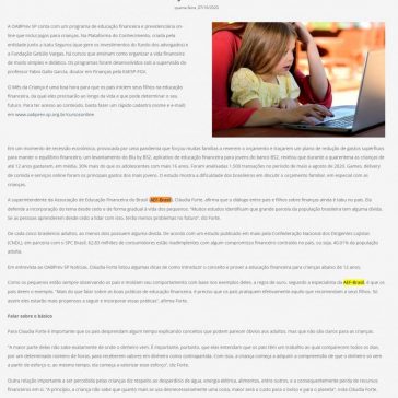 Em outubro, uma boa oportunidade para iniciar as crianças na educação financeira – OAB