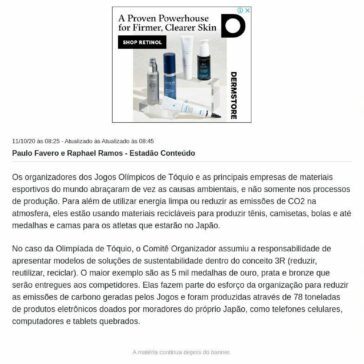 Marcas famosas e Jogos Olímpicos usam insumos na fabricação de produtos – BemParaná