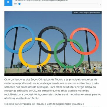 Marcas famosas e Jogos Olímpicos usam insumos na fabricação de produtos – Folha Vitória