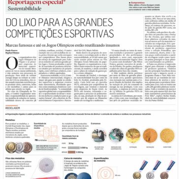 DO LIXO PARA AS GRANDES COMPETIÇÕES ESPORTIVAS – O Estado de S. Paulo