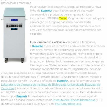 Restaurantes adotam esterilizador de ar para ajudar na retomada dos negócios – Portal Mundo do Ar Condicionado e da Refrigeração