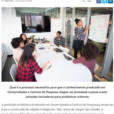 COMO SOLUÇÕES INOVADORAS DE UNIVERSIDADES CHEGAM NAS CIDADES – Connected Smart Cities