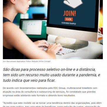 EDC Group dá 4 dicas para processo seletivo on-line, veja como se dar bem – Pracarreiras
