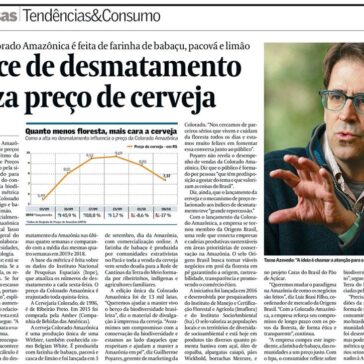 índice de desmatamento baliza preço de cerveja – Valor Econômico