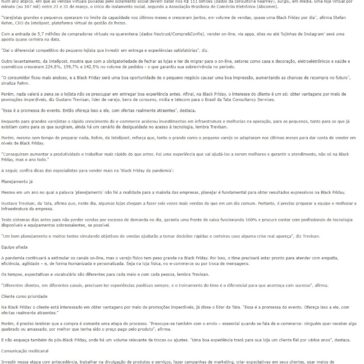 Essa Black Friday será diferente das outras. Tudo ok com sua loja? – Plano B Contabilidade