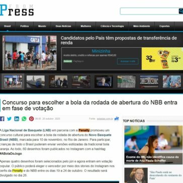 Concurso para escolher a bola da rodada de abertura do NBB entra em fase de votação – Press From
