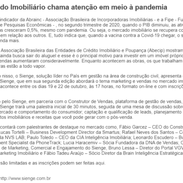 Mercado Imobiliário chama atenção em meio à pandemia – Bolsa Valor