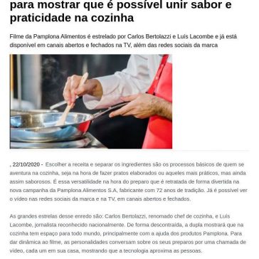 Fabricante de alimentos lança campanha para mostrar que é possível unir sabor e praticidade na cozinha – Castel o rama