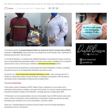 Cerca de 2 mil pessoas foram beneficiadas por ações de filantropia do Hospital Regional em Marabá – Debate