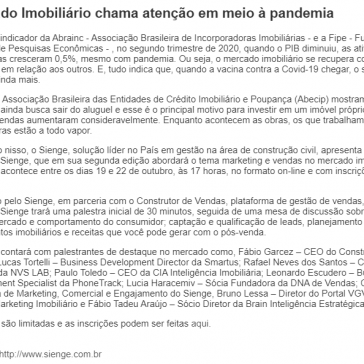 Mercado Imobiliário chama atenção em meio à pandemia – Imóvel Vender