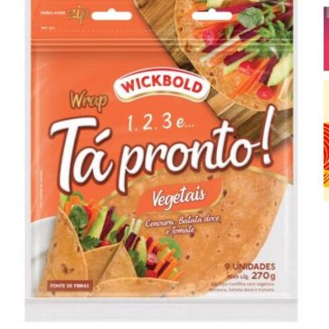 Wickbold lança wrap com vegetais – Em Cartaz