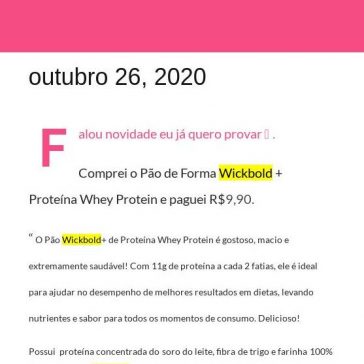 Pão de Forma Wickbold + Proteína Whey Protein. – Blog Cheias de Charme Plus Size