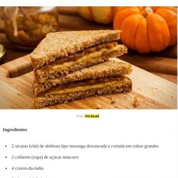 Receita de Tostada das bruxas – Comida e Receitas