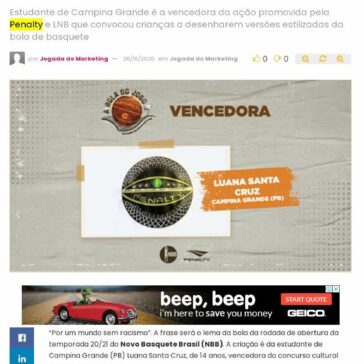 #ABolaDoJogo: luta contra o racismo vai estampar a bola da rodada de abertura do NBB 20/21 – Abc da Comunicação